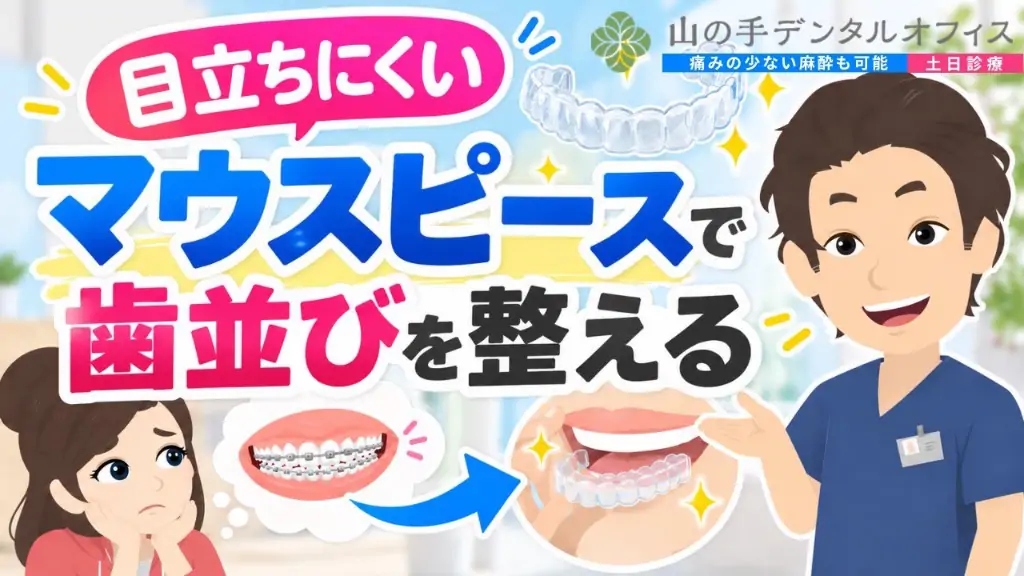 目立ちにくいマウスピースで歯並びを整える 紹介動画